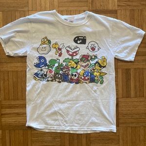 VINTAGE Mens Small Rare Super Mario shirt